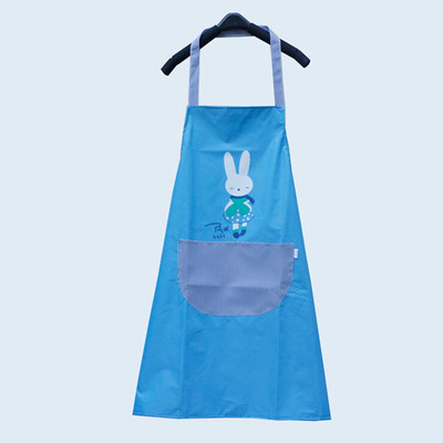 可愛圍裙廚房防水防油時尚圍腰成人罩衣工作服家務(wù)勞動圍裙 可愛兔藍(lán)色防水 樂逸仕(LEYISHI)清潔工具1390【價格 圖片 品牌 報價】-蘇寧易購