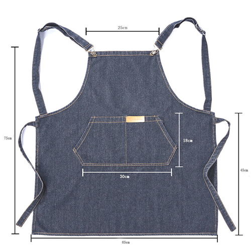 圍裙防水加大加長定制印字奶茶咖啡店餐廳美甲韓版時尚男女工作服