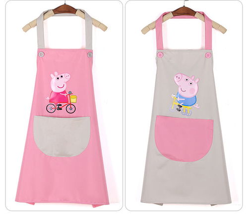 圍裙女可愛防水防油韓版時(shí)尚廚房男女成人罩衣圍腰