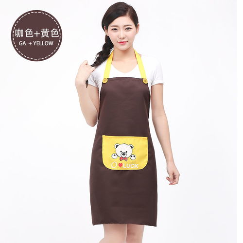 防水圍裙罩衣男女家用廚房上班工作冬季大人長袖款防水防油可擦手