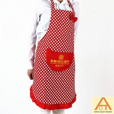 【廠家直銷 納蘭朵朵 可定制廣告圍裙帆布點子可印logo 005】價格,廠家,圖片,圍裙,義烏市敏達日用品-
